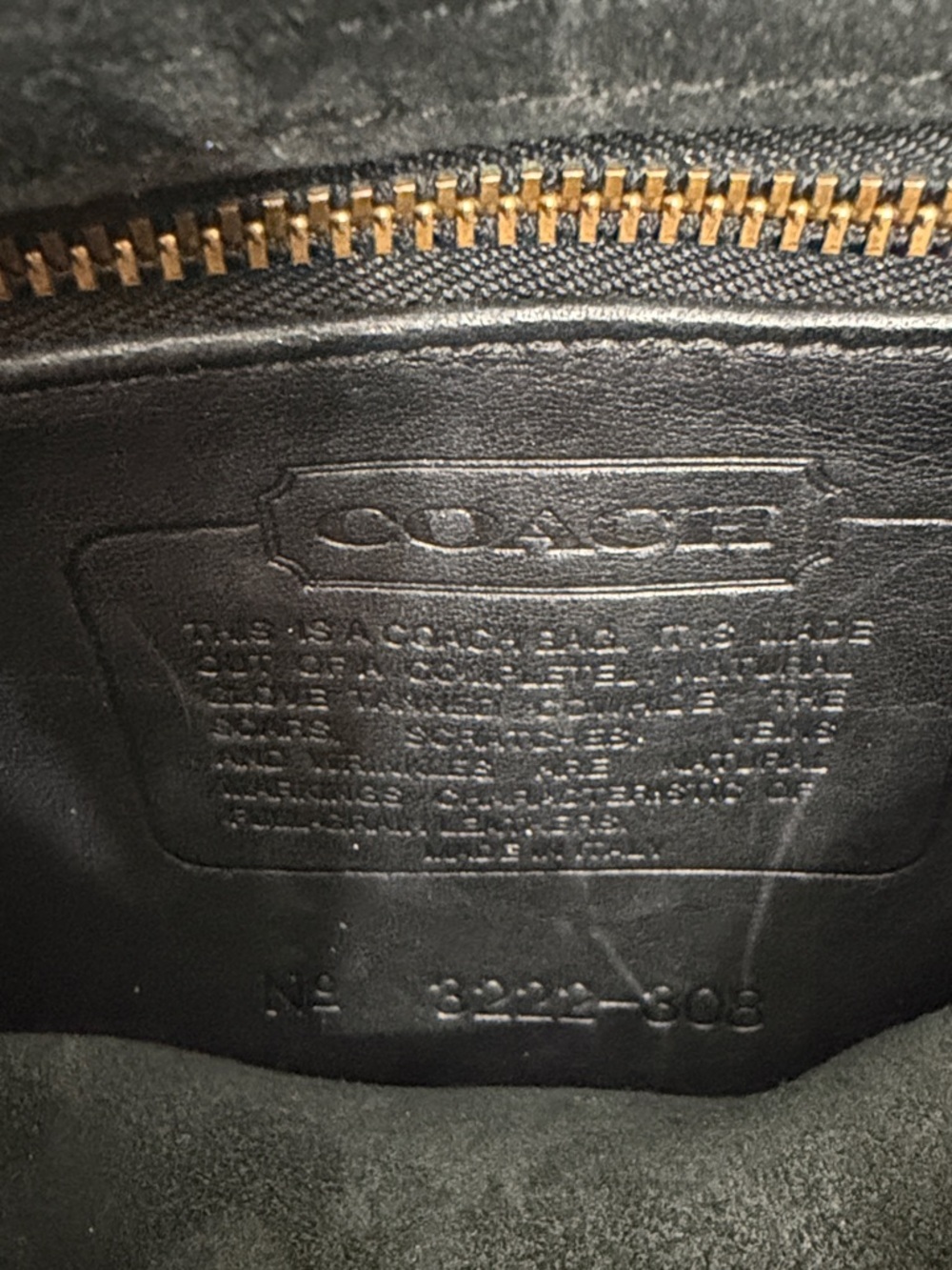 Vintage Coach Willis black shoulder bag. - Picture 6 of 16